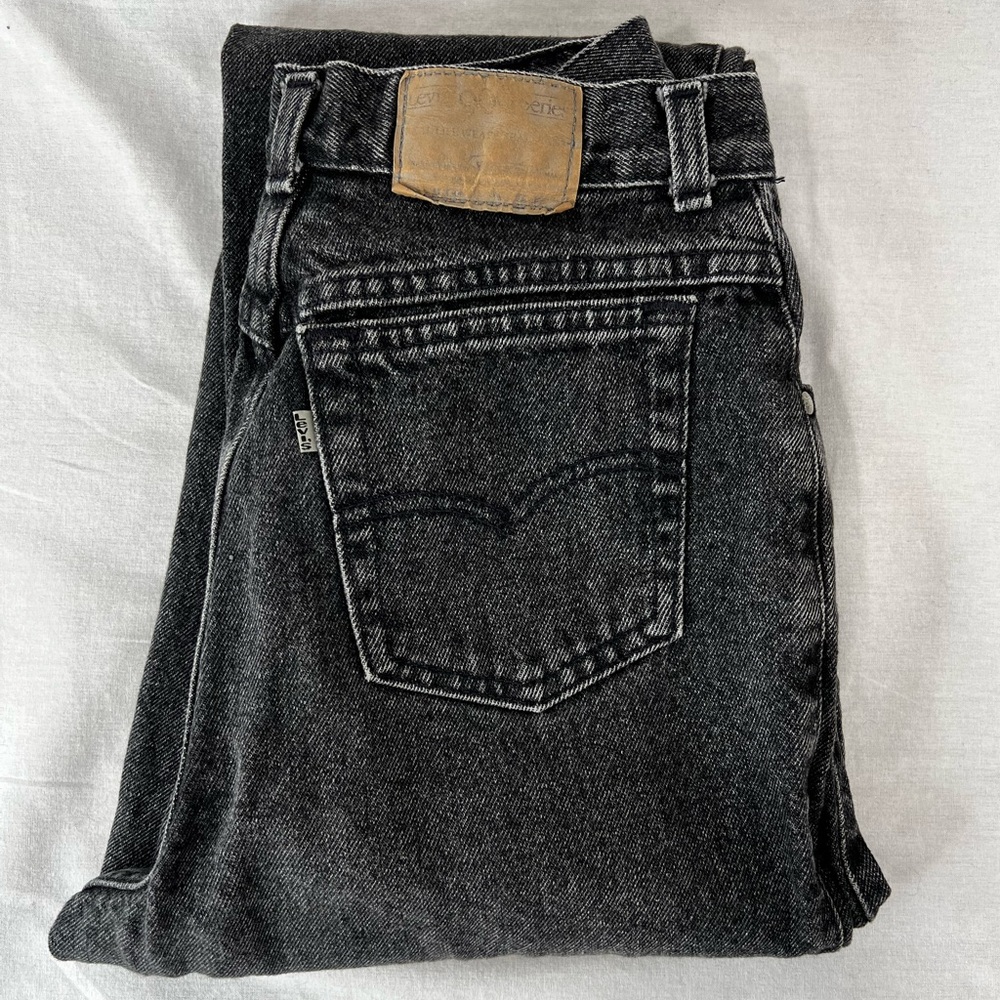 90s USA Levi's 900 Series Black Jeans Size 8, Modern Sz 6 READ